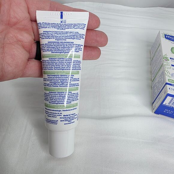 Mustela 2 pk Baby Cradle Cap Cream W Natural Avocado Paraben Free & Fragrance - Picture 8 of 8